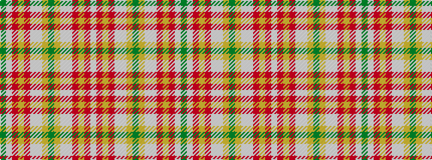 idealised woven sample of pattern GWRYRWWYGYWWRYRW