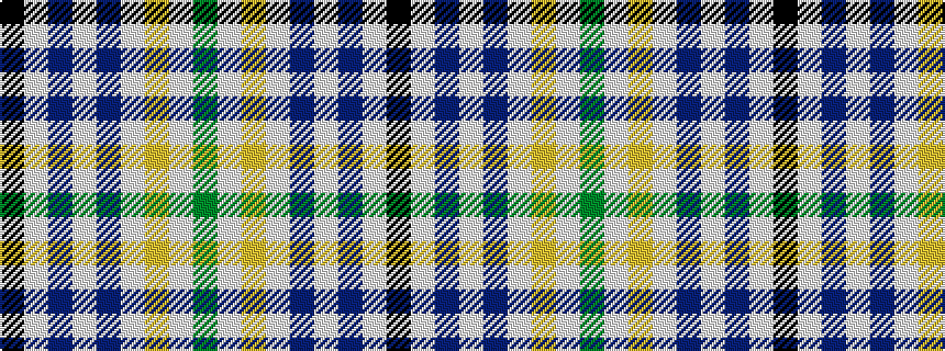 idealised woven sample of pattern GWYWBWBWK