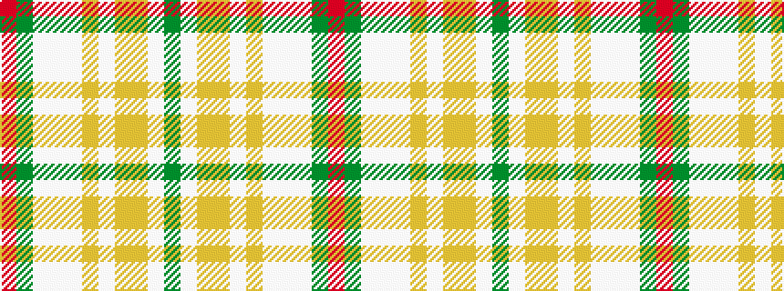 idealised woven sample of pattern GWYYWYWWWGR
