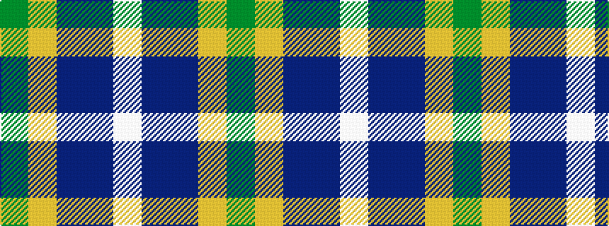 idealised woven sample of pattern GYBBW