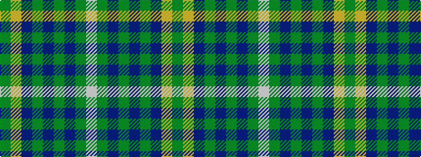 idealised woven sample of pattern GYBGBGBGW