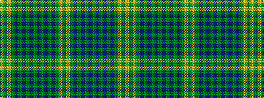 idealised woven sample of pattern GYGBGBGBGBGBGBGYGY