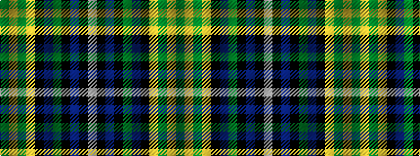 idealised woven sample of pattern GYGYKBGKBKW