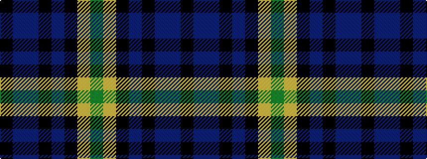 idealised woven sample of pattern GYKBKBBK