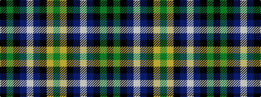 idealised woven sample of pattern GYKBWBKGK