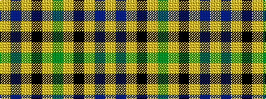 idealised woven sample of pattern GYKYBY