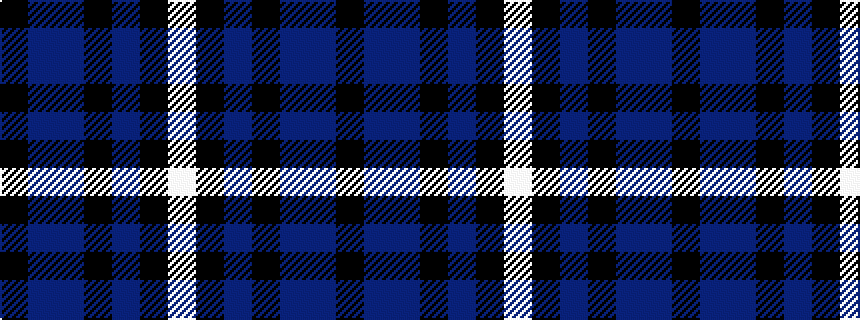 idealised woven sample of pattern KBBKBKW