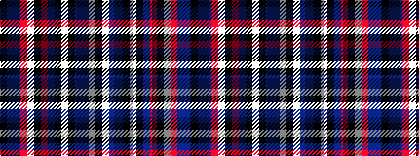 idealised woven sample of pattern KBBRWKRBKWKBBWK