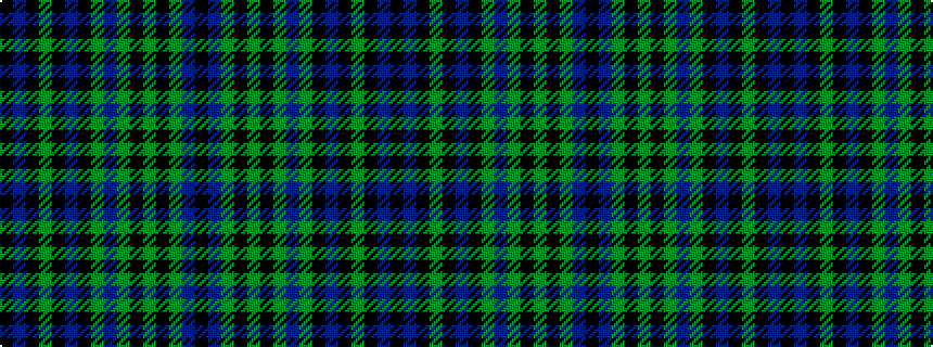 idealised woven sample of pattern KBGKGKGBGKBKGKBK