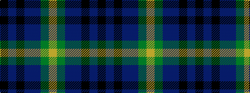 idealised woven sample of pattern KBKBBGY