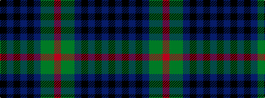 idealised woven sample of pattern KBKBKBGGR
