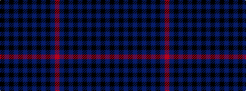 idealised woven sample of pattern KBKBKBKBKBKBR
