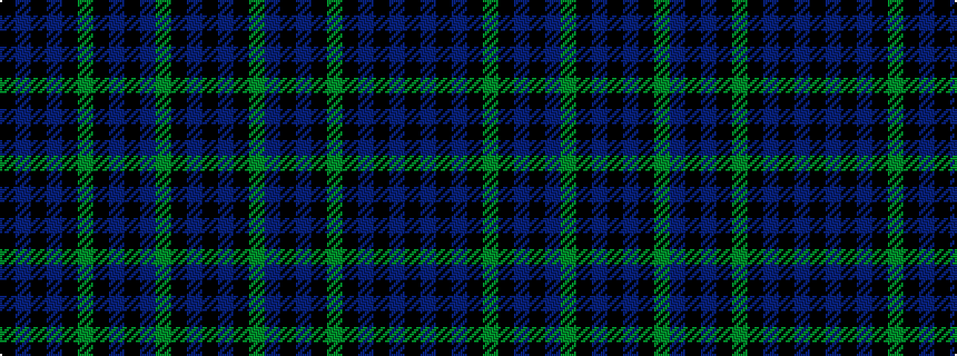 idealised woven sample of pattern KBKBKGKBKBGKBK