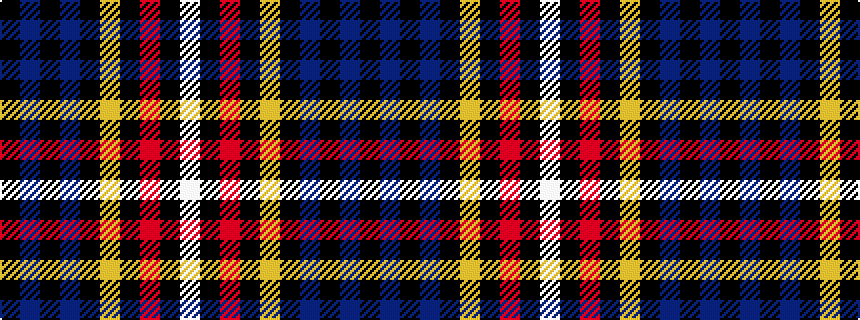 idealised woven sample of pattern KBKBKYKRKW