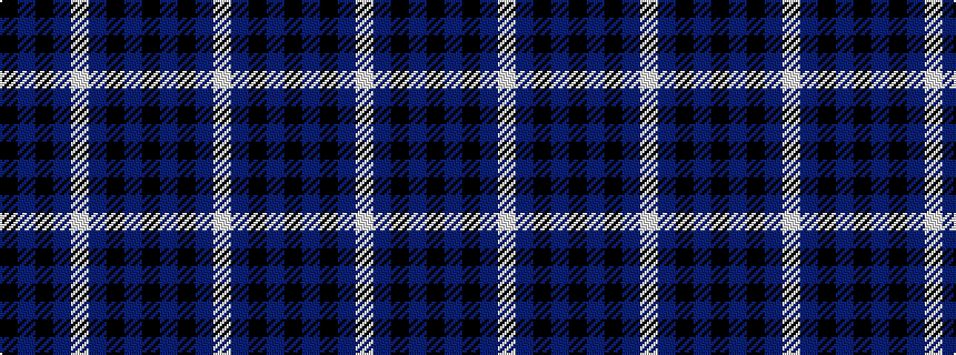 idealised woven sample of pattern KBKBWBKBKBKBW