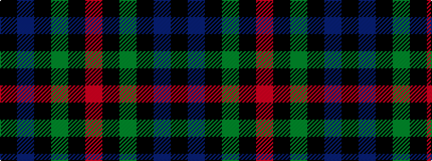 idealised woven sample of pattern KBKGKR