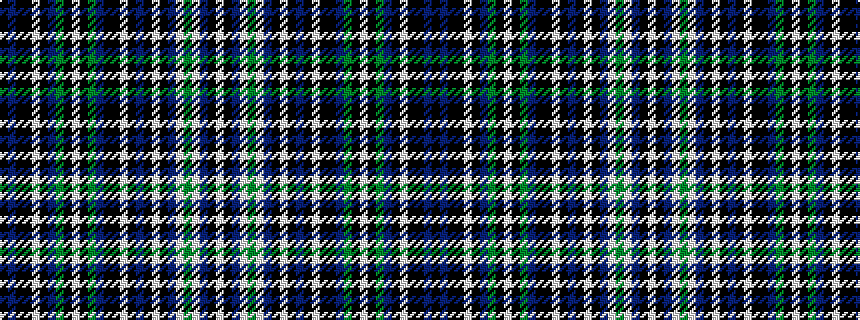 idealised woven sample of pattern KBKKWKBGKWKGBKKWKBKWKBWGWBKW