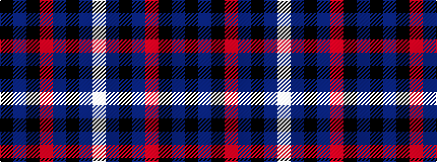 idealised woven sample of pattern KBKRBKBW