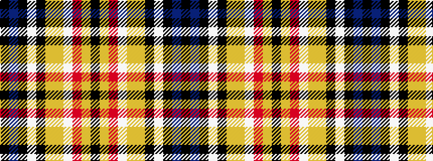 idealised woven sample of pattern KBKWKYYWRYK