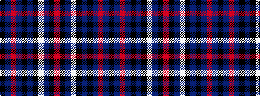 idealised woven sample of pattern KBRBKBKWBKR