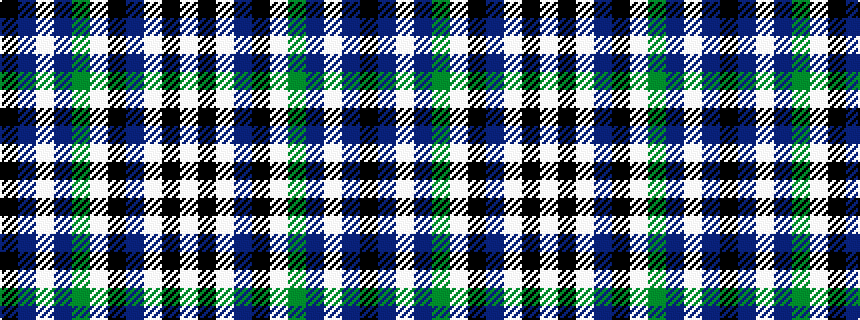 idealised woven sample of pattern KBWBGWKBWKW