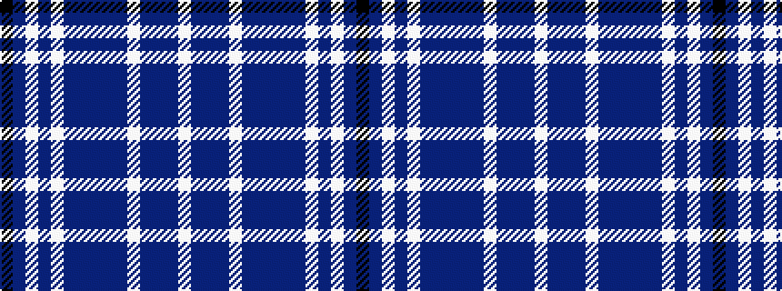 idealised woven sample of pattern KBWBWBBBBBWBBBW