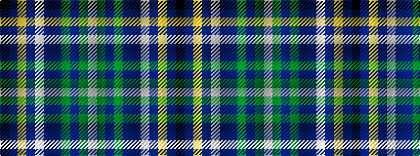 idealised woven sample of pattern KBYBWBBGBGW