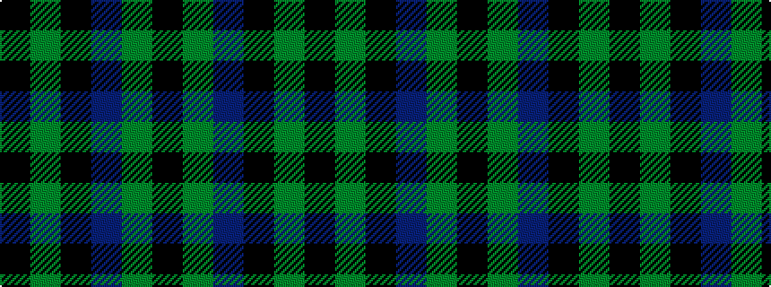 idealised woven sample of pattern KGBKGK