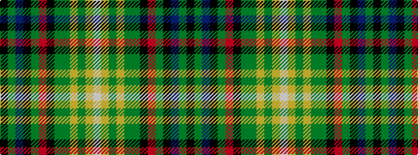 idealised woven sample of pattern KGBKGRKGGYGYW