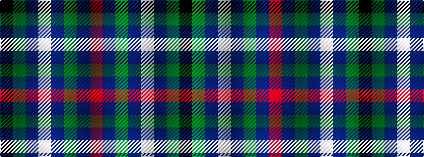 idealised woven sample of pattern KGBWBGBR