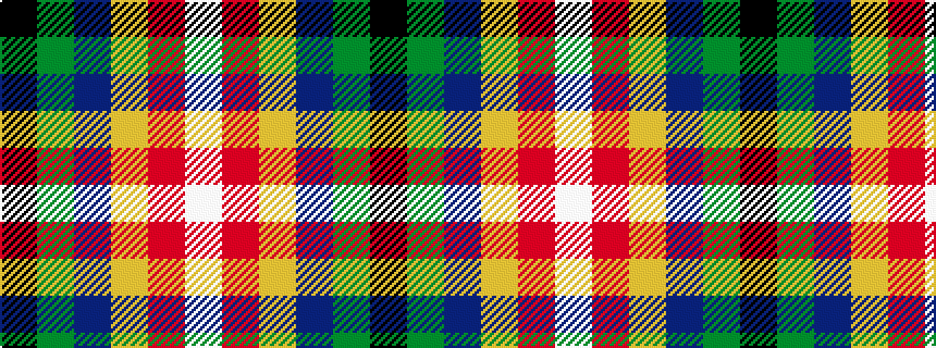idealised woven sample of pattern KGBYRW