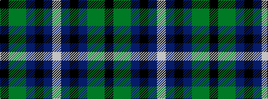 idealised woven sample of pattern KGGBKBW
