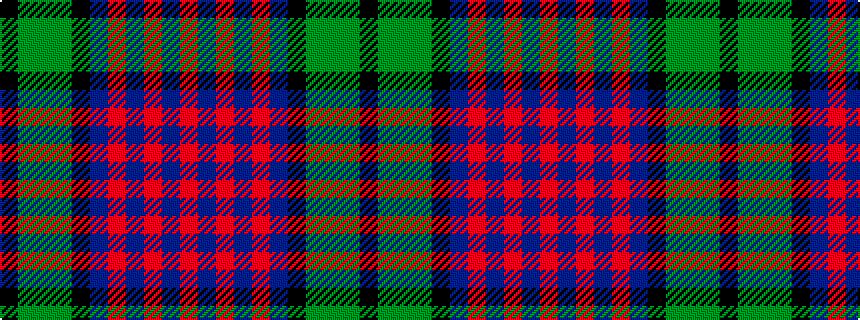 idealised woven sample of pattern KGGGKBRBRBR