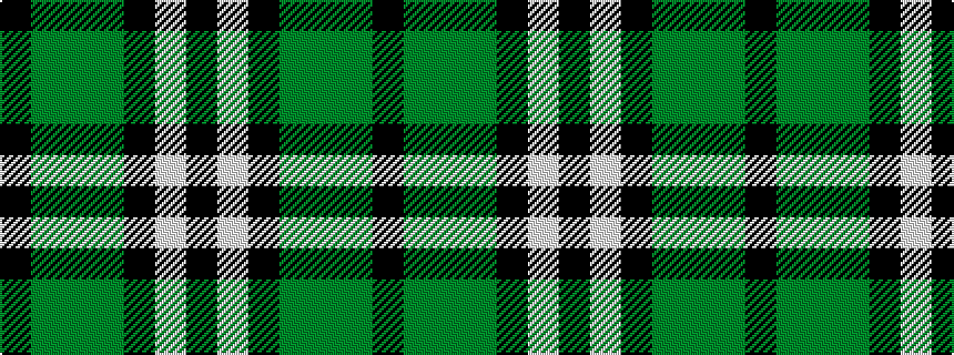 idealised woven sample of pattern KGGGKWK