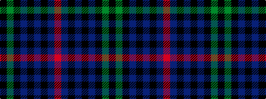 idealised woven sample of pattern KGKBKBKBR