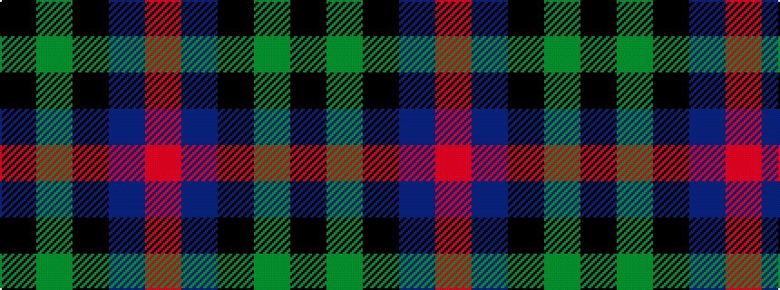 idealised woven sample of pattern KGKBR