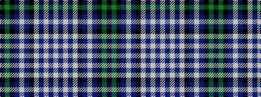 idealised woven sample of pattern KGKBWBKWBWBW