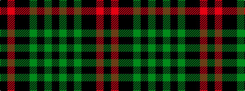 idealised woven sample of pattern KGKGKKRK
