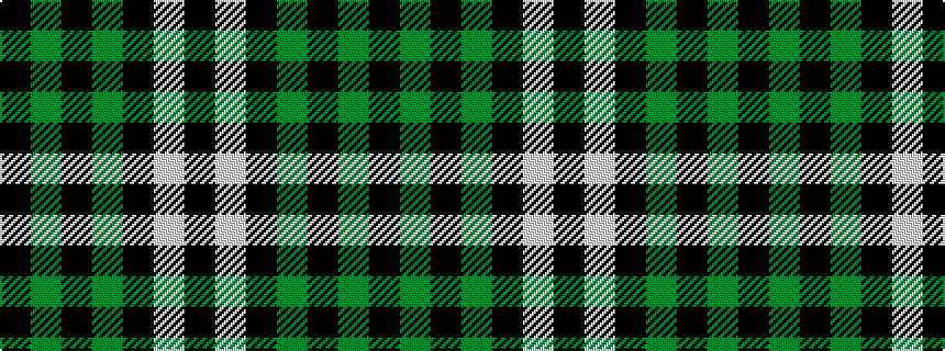 idealised woven sample of pattern KGKGKWK