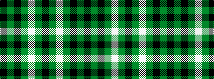 idealised woven sample of pattern KGKGWGK