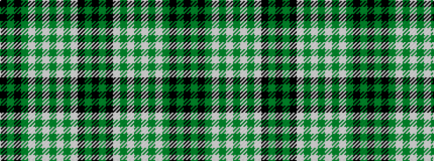 idealised woven sample of pattern KGKGWGWGWGWKGK