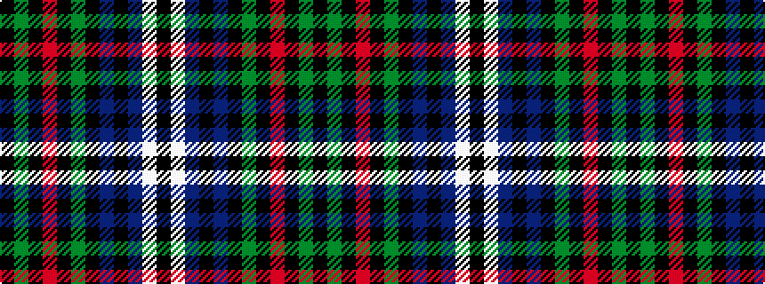 idealised woven sample of pattern KGKRKGKBKBWK