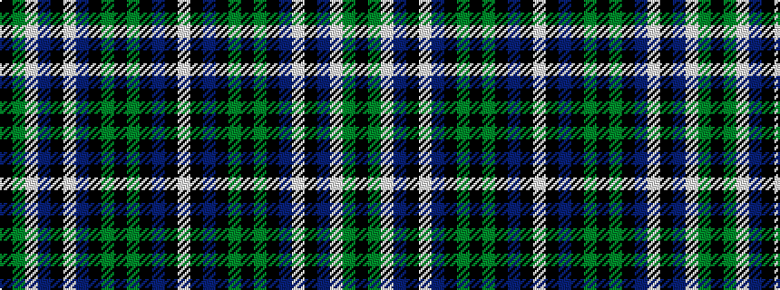 idealised woven sample of pattern KGWBKWBKGKGKBKW