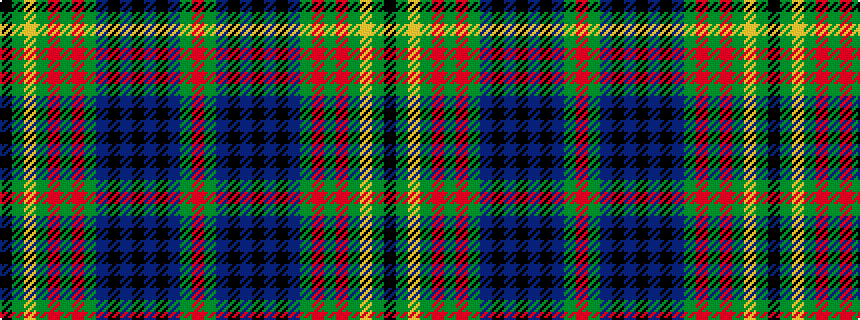 idealised woven sample of pattern KGYGRGRGBKBKBKBGR