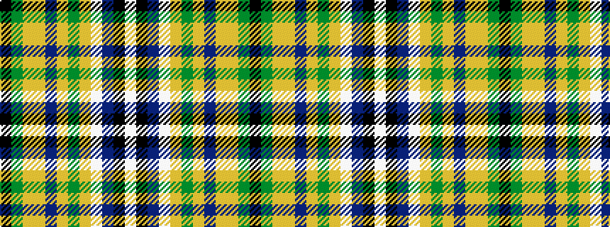 idealised woven sample of pattern KGYYBYGYWBKW