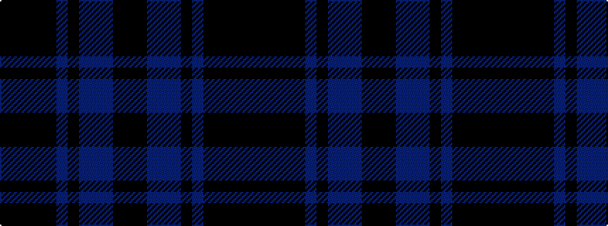 idealised woven sample of pattern KKBBBKBKKKKK