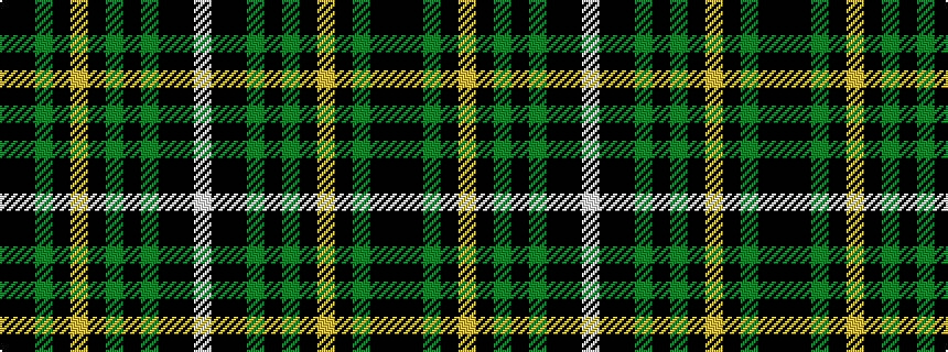 idealised woven sample of pattern KKGKYKGKGKKW