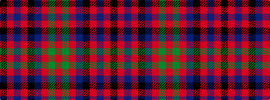 idealised woven sample of pattern KRBRKBRGR