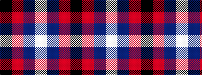idealised woven sample of pattern KRBW