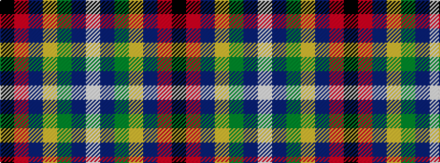 idealised woven sample of pattern KRBYGBW